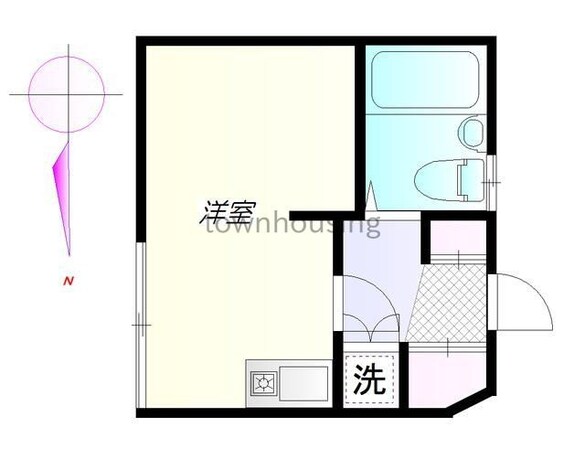 サンエール京成立石の物件間取画像